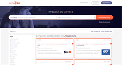 Desktop Screenshot of havanna.zonajobs.com.ar
